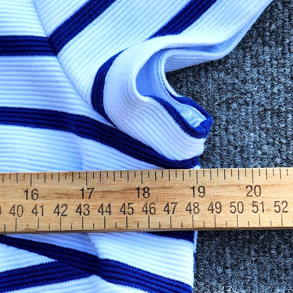 Lilly Pulitzer Navy and White Striped Long Sleeve Dress - Picture 3 of 7